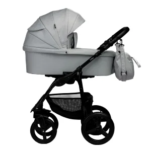 INDIGO Коляска IMPULSE ECO 2в1 (Ie 04 (св.серая кожа + св.серый) INDIGO Коляска IMPULSE ECO 2в1 (Ie 04 (св.серая кожа + св.серый)