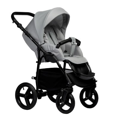 Коляска 2 в 1 Индиго IMPULSE ECO 2в1, Ie 04 (св. серая кожа + св. серый), колёса Резиновые надувные Коляска 2 в 1 Индиго IMPULSE ECO 2в1, Ie 04 (св. серая кожа + св. серый), колёса Резиновые надувные
