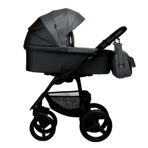 INDIGO Коляска IMPULSE ECO 2в1 (Ie 06 (серая кожа + серый) INDIGO Коляска IMPULSE ECO 2в1 (Ie 06 (серая кожа + серый)