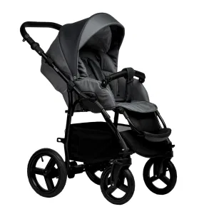 INDIGO Коляска IMPULSE ECO 2в1 (Ie 06 (серая кожа + серый) INDIGO Коляска IMPULSE ECO 2в1 (Ie 06 (серая кожа + серый)