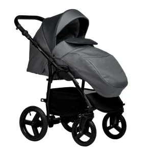 INDIGO Коляска IMPULSE ECO 2в1 (Ie 06 (серая кожа + серый) INDIGO Коляска IMPULSE ECO 2в1 (Ie 06 (серая кожа + серый)