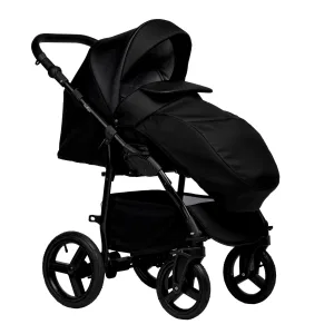 INDIGO Коляска IMPULSE ECO 2в1 (Ie 08 (черная кожа + черный) INDIGO Коляска IMPULSE ECO 2в1 (Ie 08 (черная кожа + черный)