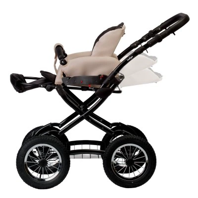 Коляска 2 в 1 Индиго BARBARA ECO Classic 2в1, Св.бежевая кожа, возраст до 3 лет Коляска 2 в 1 Индиго BARBARA ECO Classic 2в1, Св.бежевая кожа, возраст до 3 лет
