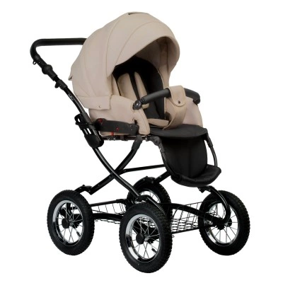 Коляска 2 в 1 Индиго BARBARA ECO Classic 2в1, Св.бежевая кожа, возраст до 3 лет Коляска 2 в 1 Индиго BARBARA ECO Classic 2в1, Св.бежевая кожа, возраст до 3 лет