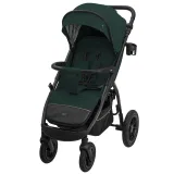 INDIGO Коляска EPICA XL AIR с сумкой (2кол.(20,3см)2кол.(30,5см)(упак.1шт.) (темно-зеленый)