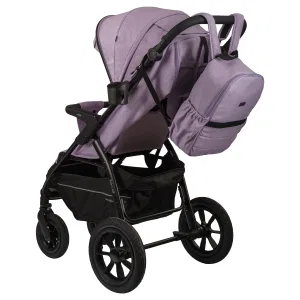 INDIGO Коляска EPICA XL AIR с сумкой (2кол.(20,3см)2кол.(30,5см)(упак.1шт.) (фиолетовый) INDIGO Коляска EPICA XL AIR с сумкой (2кол.(20,3см)2кол.(30,5см)(упак.1шт.) (фиолетовый)