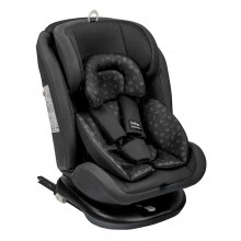 INDIGO Автокресло Advanced ISOFIX, группа 0 + 1 + 2 + 3 (0-36 кг), (упак.1 шт.) (темно-серый)