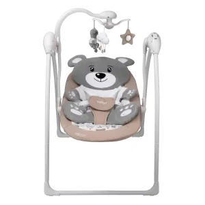 INDIGO Электронные качели TEDDY (0-9 кг), с адаптером, п/у, 12 мел., 5 скоростей, москитка (упак.2 шт.)(Ind (бежевый) INDIGO Электронные качели TEDDY (0-9 кг), с адаптером, п/у, 12 мел., 5 скоростей, москитка (упак.2 шт.)(Ind (бежевый)