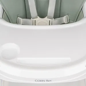 INDIGO Стул для кормления CORN flex (зеленый-серый) INDIGO Стул для кормления CORN flex (зеленый-серый)