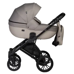 INDIGO Коляска MIO S 2в1 (01 (св.бежевая кожа + бежевый) INDIGO Коляска MIO S 2в1 (01 (св.бежевая кожа + бежевый)