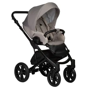 INDIGO Коляска MIO S 2в1 (01 (св.бежевая кожа + бежевый) INDIGO Коляска MIO S 2в1 (01 (св.бежевая кожа + бежевый)