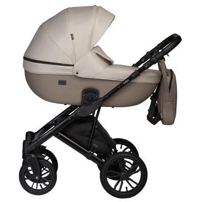 INDIGO Коляска MIO S 2в1 03 (т. бежевая кожа + св. бежевый) INDIGO Коляска MIO S 2в1 03 (т. бежевая кожа + св. бежевый)