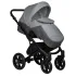 INDIGO Коляска MIO S 2в1 (04 (т.серая кожа + св.серый) INDIGO Коляска MIO S 2в1 (04 (т.серая кожа + св.серый)