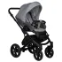 INDIGO Коляска MIO S 2в1 (04 (т.серая кожа + св.серый) INDIGO Коляска MIO S 2в1 (04 (т.серая кожа + св.серый)