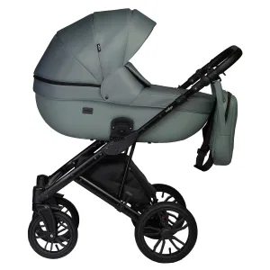 INDIGO Коляска MIO S 2в1 (07 (шалфей кожа + шалфей) INDIGO Коляска MIO S 2в1 (07 (шалфей кожа + шалфей)