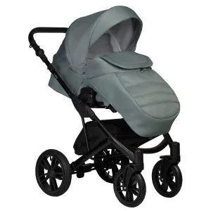 INDIGO Коляска MIO S 2в1 (07 (шалфей кожа + шалфей) INDIGO Коляска MIO S 2в1 (07 (шалфей кожа + шалфей)