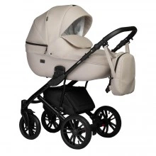 INDIGO Коляска MIO ECO 2в1 02 (св. бежевая кожа)