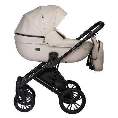 INDIGO Коляска MIO ECO 2в1 02 (св. бежевая кожа) INDIGO Коляска MIO ECO 2в1 02 (св. бежевая кожа)