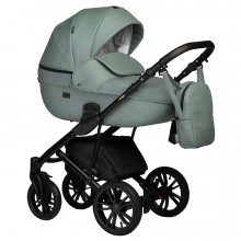 INDIGO Коляска MIO ECO 2в1 03 (шалфей кожа)