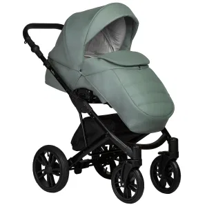 INDIGO Коляска MIO ECO 2в1 (03 (шалфей кожа) INDIGO Коляска MIO ECO 2в1 (03 (шалфей кожа)