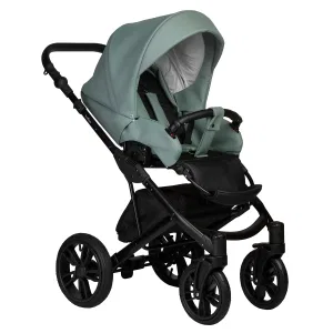 INDIGO Коляска MIO ECO 2в1 (03 (шалфей кожа) INDIGO Коляска MIO ECO 2в1 (03 (шалфей кожа)