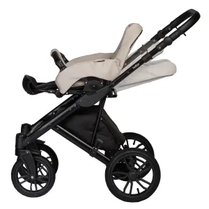 INDIGO Коляска MIO ECO 2в1 (04 (черная кожа + св.бежевая кожа) INDIGO Коляска MIO ECO 2в1 (04 (черная кожа + св.бежевая кожа)