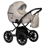 INDIGO Коляска MIO ECO 2в1 Plus 14 (02 (св.бежевая кожа)