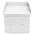 INDIGO Комод Classic 800/4 c откидным пеленальным столиком, МДФ, ЛДСП (белый-белый) INDIGO Комод Classic 800/4 c откидным пеленальным столиком, МДФ, ЛДСП (белый-белый)
