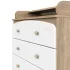 INDIGO Комод Classic 800/4 c откидным пеленальным столиком, МДФ, ЛДСП (дуб канзас-белый) INDIGO Комод Classic 800/4 c откидным пеленальным столиком, МДФ, ЛДСП (дуб канзас-белый)
