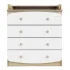 INDIGO Комод Classic 800/4 c откидным пеленальным столиком, МДФ, ЛДСП (дуб сонома-белый) INDIGO Комод Classic 800/4 c откидным пеленальным столиком, МДФ, ЛДСП (дуб сонома-белый)