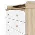 INDIGO Комод Classic 800/4 c откидным пеленальным столиком, МДФ, ЛДСП (дуб сонома-белый) INDIGO Комод Classic 800/4 c откидным пеленальным столиком, МДФ, ЛДСП (дуб сонома-белый)