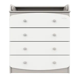 INDIGO Комод Classic 800/4 c откидным пеленальным столиком, МДФ, ЛДСП (кашемир-белый) INDIGO Комод Classic 800/4 c откидным пеленальным столиком, МДФ, ЛДСП (кашемир-белый)