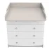INDIGO Комод Classic 800/4 c откидным пеленальным столиком, МДФ, ЛДСП (кашемир-белый) INDIGO Комод Classic 800/4 c откидным пеленальным столиком, МДФ, ЛДСП (кашемир-белый)