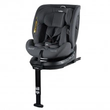 INDIGO Автокресло E-TRON ISOFIX I-SIZE, с упором, группа 0 + 1 + 2 + 3 (0-36 кг), (упак.1 шт.) (серый)