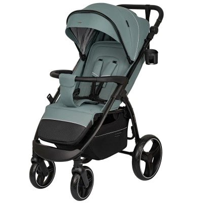 Прогулочная коляска Индиго EPICA XL2025, Зеленый-серый, возраст От 6 месяцев до 3 лет