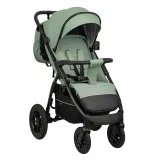 INDIGO Коляска EPICA XL AIR с сумкой2025 (2кол.(20,3см)2кол.(29см)(упак.1шт.) (зеленый)