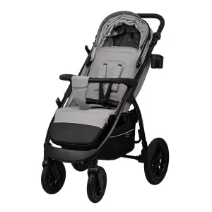 INDIGO Коляска EPICA XL AIR с сумкой2025 (2кол.(20,3см)2кол.(29см)(упак.1шт.) (св.серый) INDIGO Коляска EPICA XL AIR с сумкой2025 (2кол.(20,3см)2кол.(29см)(упак.1шт.) (св.серый)