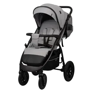 INDIGO Коляска EPICA XL AIR с сумкой2025 (2кол.(20,3см)2кол.(29см)(упак.1шт.) (св.серый) INDIGO Коляска EPICA XL AIR с сумкой2025 (2кол.(20,3см)2кол.(29см)(упак.1шт.) (св.серый)