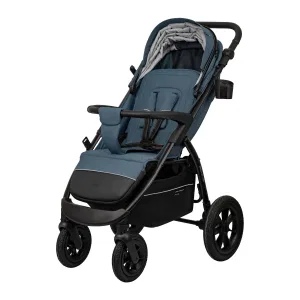 INDIGO Коляска EPICA XL AIR с сумкой2025 (2кол.(20,3см)2кол.(29см)(упак.1шт.) (синий) INDIGO Коляска EPICA XL AIR с сумкой2025 (2кол.(20,3см)2кол.(29см)(упак.1шт.) (синий)