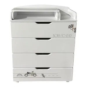 INDIGO Комод Baby Line 800/4 с узким пеленальным столиком, ЛДСП, МДФ (машинки) INDIGO Комод Baby Line 800/4 с узким пеленальным столиком, ЛДСП, МДФ (машинки)