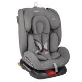 INDIGO Автокресло TOURNEO S ISOFIX, группа 0 + 1 + 2 + 3 (0-36 кг), (упак.1 шт.) (серый)