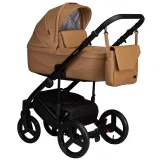 INDIGO Коляска LAMAR 2в1 (La 03 (рыжая кожа)