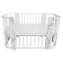 INDIGO Кровать детская Baby Line 5 в 1 (ложе 70х100 и 70х140) с поперечным маятником, массив бере (лаванда) INDIGO Кровать детская Baby Line 5 в 1 (ложе 70х100 и 70х140) с поперечным маятником, массив бере (лаванда)