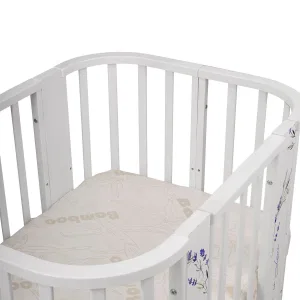 INDIGO Кровать детская Baby Line 5 в 1 (ложе 70х100 и 70х140) с поперечным маятником, массив бере (лаванда) INDIGO Кровать детская Baby Line 5 в 1 (ложе 70х100 и 70х140) с поперечным маятником, массив бере (лаванда)