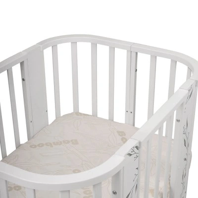 INDIGO Кровать детская Baby Line 5 в 1 (ложе 70х100 и 70х140) с поперечным маятником, массив бере (зайка) INDIGO Кровать детская Baby Line 5 в 1 (ложе 70х100 и 70х140) с поперечным маятником, массив бере (зайка)