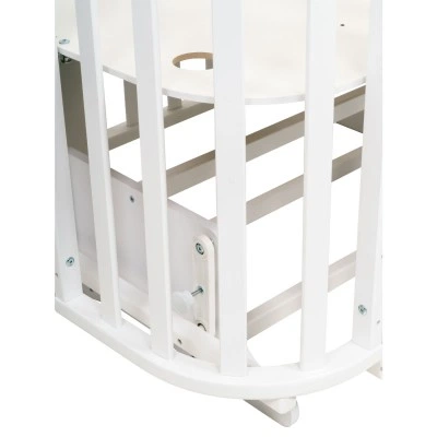 INDIGO Кровать детская Baby Line 5 в 1 (ложе 70х100 и 70х140) с поперечным маятником, массив бере (звездочки) INDIGO Кровать детская Baby Line 5 в 1 (ложе 70х100 и 70х140) с поперечным маятником, массив бере (звездочки)