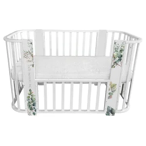 INDIGO Кровать детская Baby Line 5 в 1 (ложе 70х100 и 70х140) с поперечным маятником, массив бере (листочки) INDIGO Кровать детская Baby Line 5 в 1 (ложе 70х100 и 70х140) с поперечным маятником, массив бере (листочки)