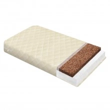 INDIGO Матрас DUO JUNIOR NEW, стеганая микрофибра (60х120х12) (светлый)