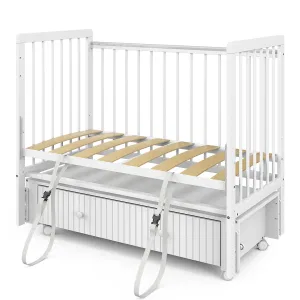 INDIGO Кровать детская Vista Line (продольный маятник + колеса, ящик) массив березы, ПВХ накладка (белая аляска) INDIGO Кровать детская Vista Line (продольный маятник + колеса, ящик) массив березы, ПВХ накладка (белая аляска)