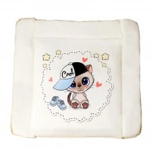 INDIGO Матрасик для пеленания 800х670 Забава (упак.5 шт.) (котик)